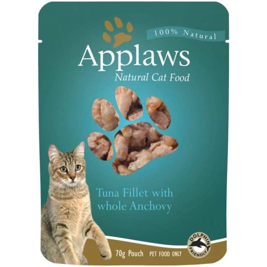 Applaws Cat Food Tuna Anchovy 12x70g