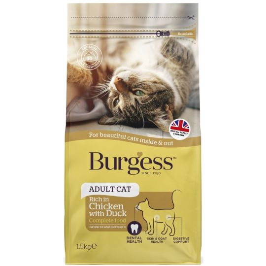 Burgess Cat Food Chicken Duck