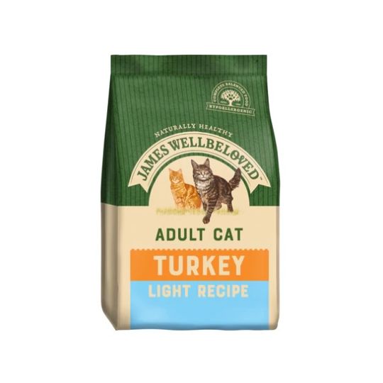James Wellbeloved Adult Cat Food Turkey Rice Light Recipe