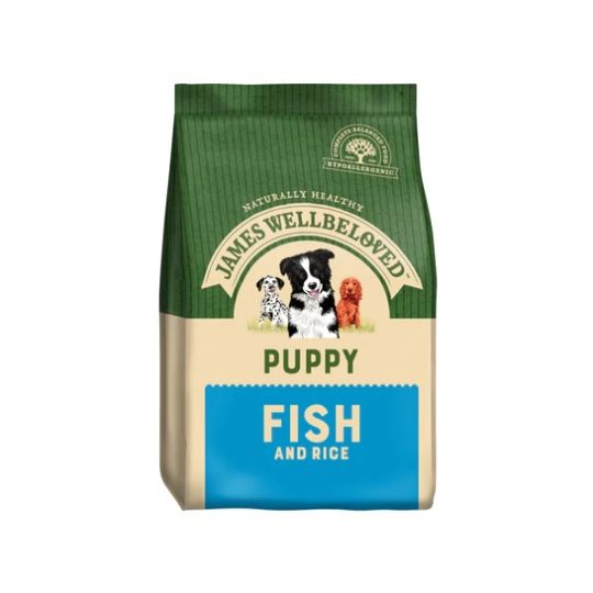 Fish shop puppy food