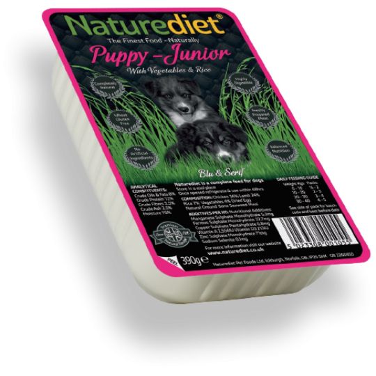 Naturediet Puppy Junior Dog Food 18x390g