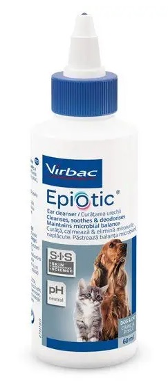 Epiotic Ear Cleanser 60ml Dogs Cats