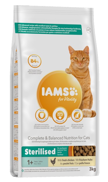 Iams sterilised sale dog food