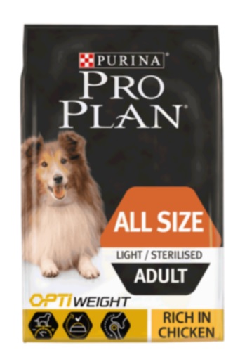 Pro Plan Adult Dog Light Sterilised with Optiweight Chicken